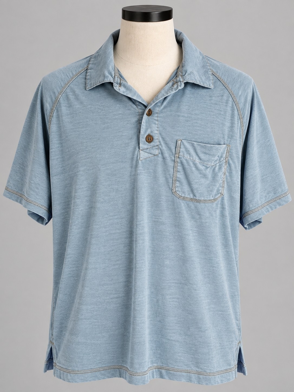 L.L.Bean Men’s Slightly Fitted Performance Polo Shirt Blue Size M Regular - Picture 1 of 3